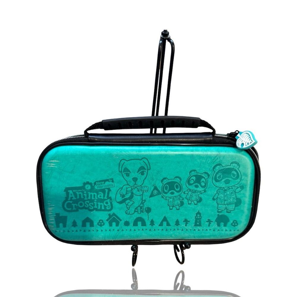Nintendo Switch Animal Crossing New Horizons Green Carrying Case